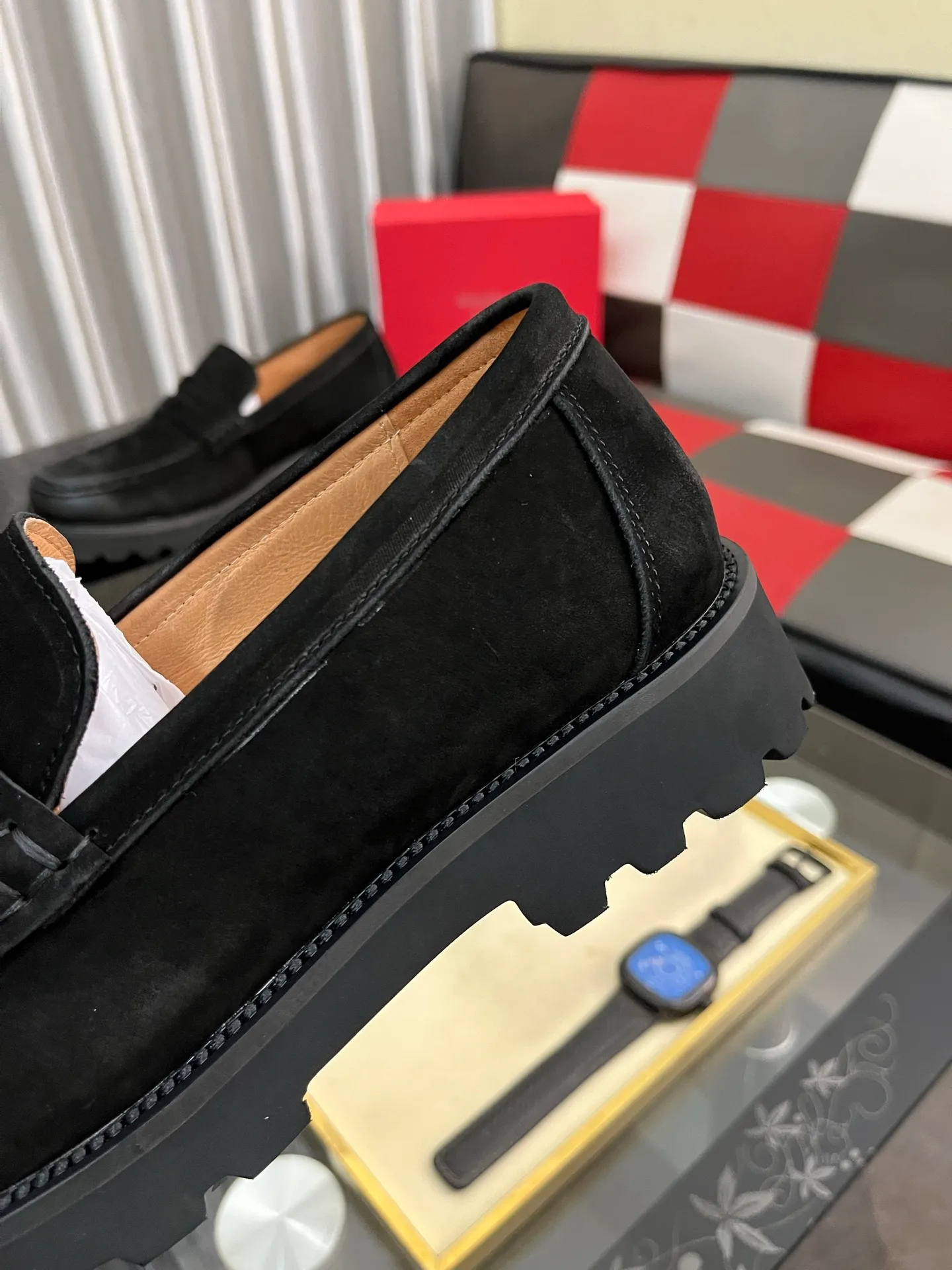 Men's shoes 💰500⌚️⌚️[Salvatore Ferragamo] Ferragamo business leather shoes, 1:1 top purchasing quality, imported selected original open-edge beaded calfskin for the uppers, imported original water-dyed cowhide for the inner feet, imported original customized Italian handmade lightweight foam outsole, size: 38-44 2️⃣colors available
